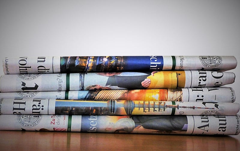 Newspaper Art